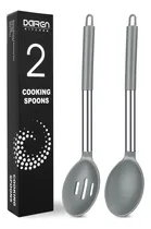 Comprar Paquete De 2 Cucharas Grandes De Silicona Para Cocinar, Acer