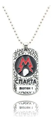 T Metro Exodus - Collar Dog Tag Militar Cosplay Gamer 02