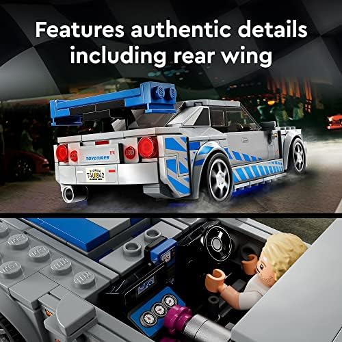 Lego Speed ??champions 2 Fast 2 Furious Nissan Skyline Gt-r