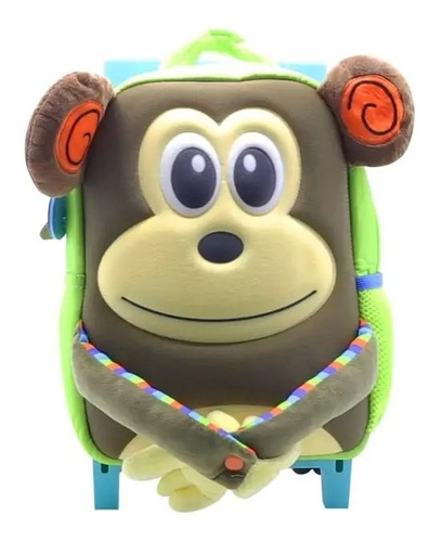 Mochila Jardín Con Carro Monito Mono Funnyland Cresko