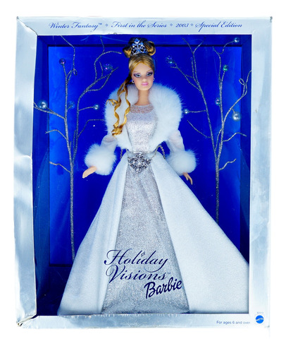 Barbie Holiday Visions Winter Fantasy 2003 Edition Detalle