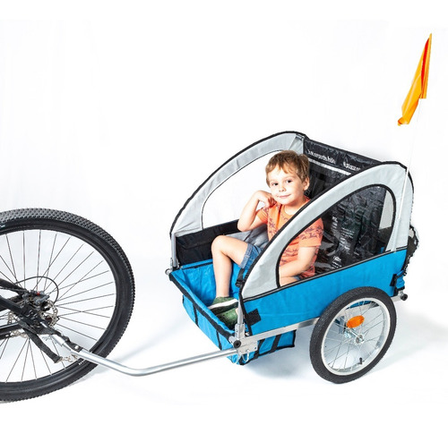 Carrito Doble De Paseo Y Trailer Para Niños Instto