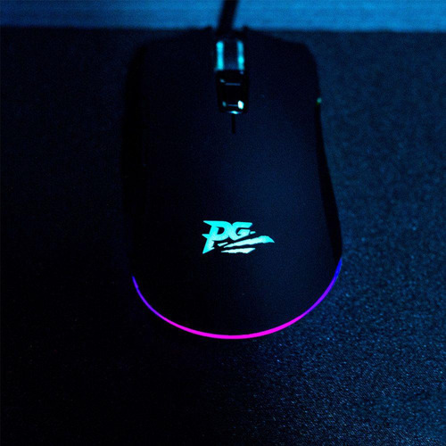 Mouse Gamer Philco Pms70 7 Botões Iluminação Rgb 5000 Dpi