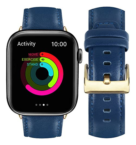 Tuaeja Compatible Con Apple Watch Band 41mm 40mm 38mm, Genui