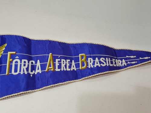 Imagen 8 de 10 de Banderín Fuerza Aérea Argentina Brasil 1962 Mag 56303