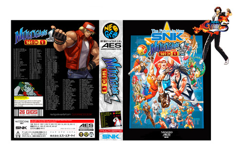 Encarte (insert) 161 In 1 Para Cartucho De Neo Geo Aes