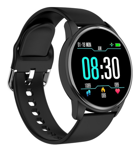 Reloj Smartwatch Zl01 Bluetooth - Full Touch Negro