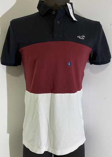 Camiseta Hollister Tipo Polo Advanced Stretch Colores