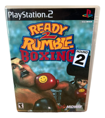 Ready Rumble 2 Boxing Ps2 Capa+pôster+disco Play 2