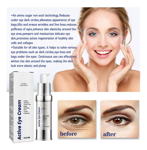Creme Hidratante Hidratante Para Os Olhos Elastic Creative L