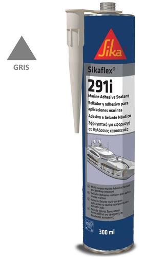Sikaflex 291 Sellante Marine Embarcaciones Gris 300 Ml