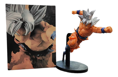 Figura Goku Ultra Instinto 18cm Pvc Dragon Ball Super Anime