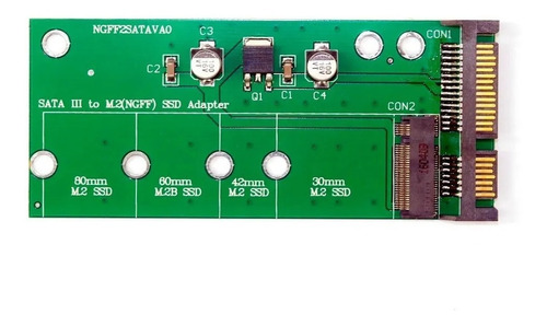 Convertidor De Disco Solido M2 A Sata Estandar