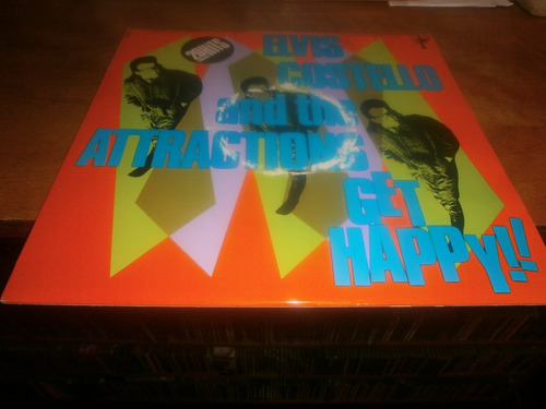 Elvis Costello And The Atractions Get Happy !!! Lp Orig Uk