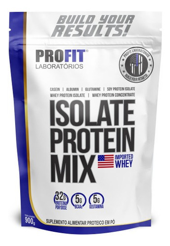 Suplemento em pó Profit  Isolate Protein Mix proteínas Isolate Protein Mix em sachê de 900g