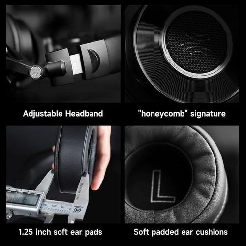 Auriculares De Estudio Profesionales Oneodio Monitor 60 - Re