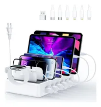 Comprar Estacion Multicarga  Carga Para Telefonos Y Tablets 6 Tomas