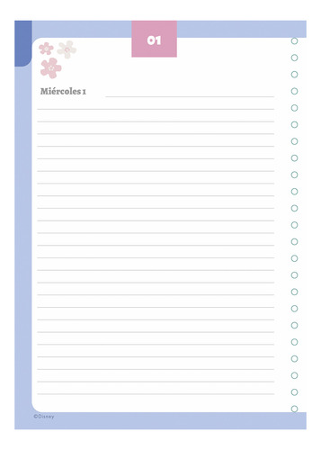Agenda Básica 2025 Stitch Travieso V1 Upak Portada Azul