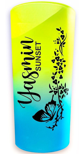 100 Copos Tardezinha Sunset Personalizados Degrade 320ml