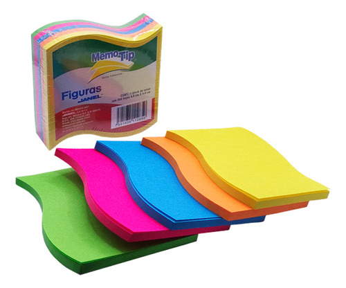 Notas Adhesivas Memotip De Bandera 250h 6.8x 6.9cm 1pzs