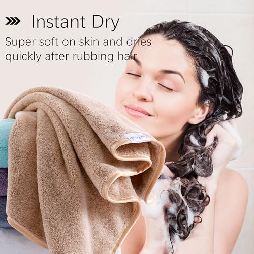 Toalla De Mano Ultra Suave Y Absorbente De Microfibra Para F