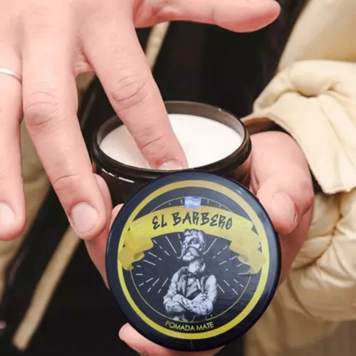 Cera Pomada Mate Para Barba Bigotes Y Cabello - El Barbero