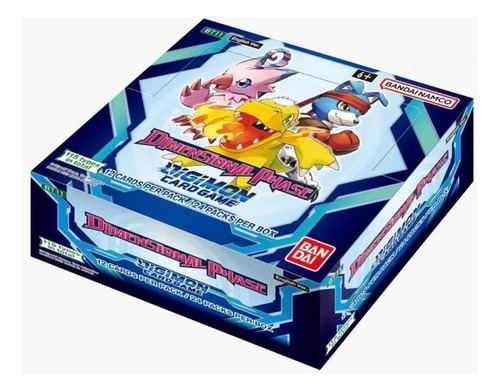 Digimon Bt-11 Dimensional Phase Booster Display Ingles