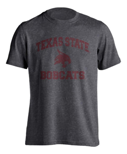 Texas State University Bobcats - Playera De Manga Corta...