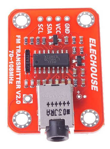 Módulo Transmisor Fm 70108mhz V2.0 Digital Radio Fm