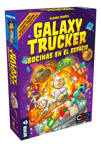 Galaxy Trucker Bocinas En El Espacio Juego De Mesa Expansión