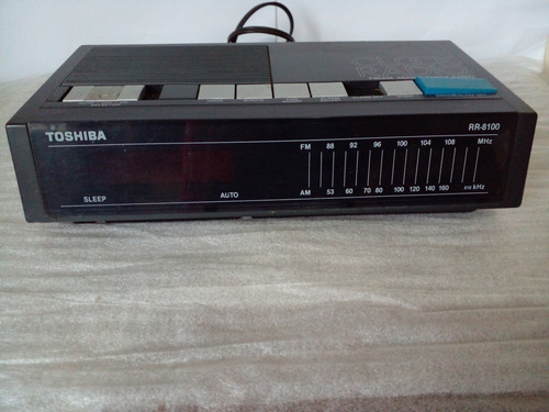 Radio Relógio Toshiba Antigo (Usado)