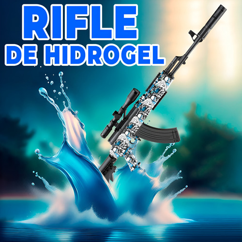Rifle Lanzador Hidrogel Automático M416 Mira Telescópica