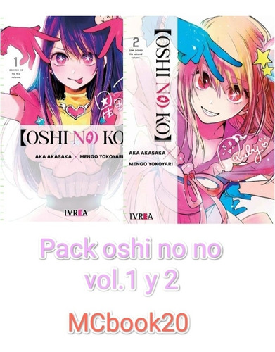 Manga, Oshi No Ko Pack Vol. 1 Y 2 / Ivrea