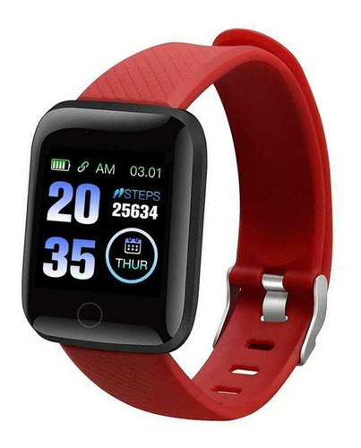 Smartwatch 116 Plus Monitor De Ritmo Cardiaco Deportes