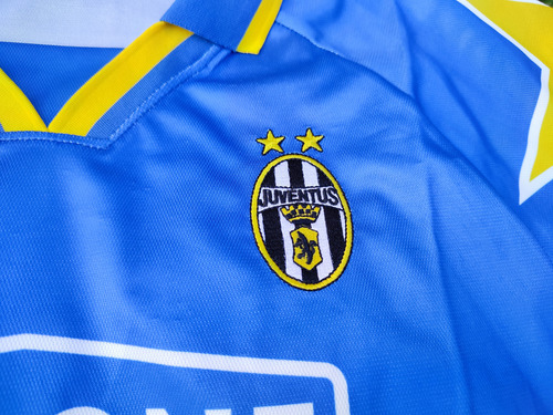 Jersey Juventus De Italia Retro 94 Danone Azul