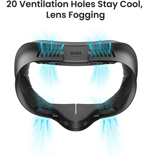 Kiwi Design Almohadilla De Rostro Para Vr Meta Quest