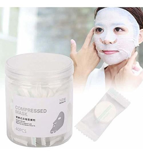 Compressed Facial Mask 40 Pieces, Facial Skin Care Paper Diy