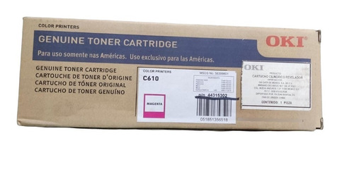 Toner Okidata C610 Original ¡oferta! 