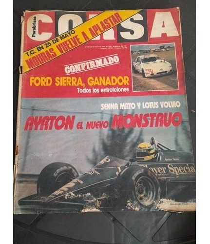 Revista Corsa Ford Sierra Ganador Mouras Vuelve 04 1985 N985