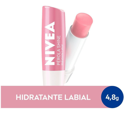 Hidratante Labial Pérola Shine 4,8g Nivea