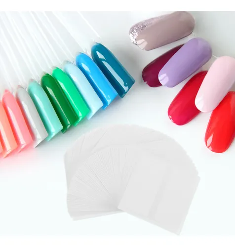 64 Pegatinas Para Uñas: Guías Con Puntas Francesas Y Calcoma