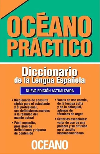 * Diccionario De La Lengua Española * Oceano Practico