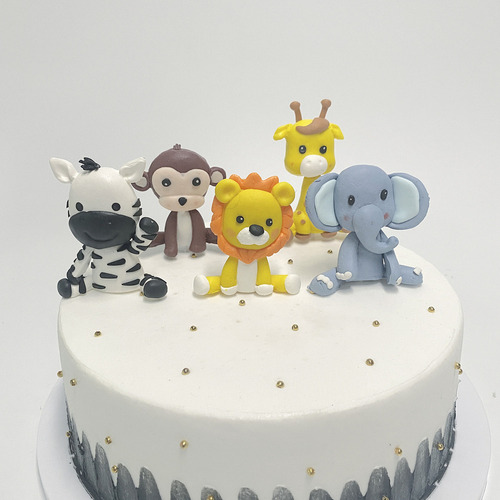 Y Decoración Para Tartas De Cumpleaños Con Animales, Safari