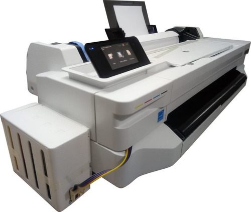 Impressora Ploter Hp T130 61cm A1 + Bulk + 8 Litros De Tinta