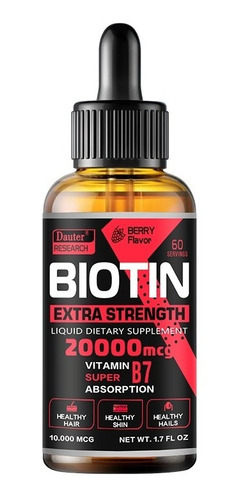 Biotin Aceite De Crecimiento Rápido Del Cabello 20ml