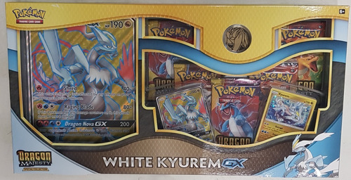 Pokemon Tcg Dragon Majesty Special Coll Box White Kyurem Gx