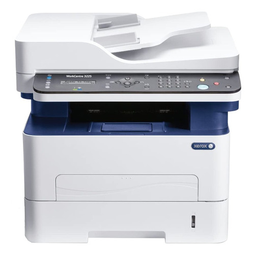 Impressora multifuncional Xerox WorkCentre 3225/DNI com wifi branca e azul 110V - 127V