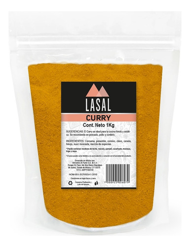 Curry 1 Kilogramo Pouch Resellable