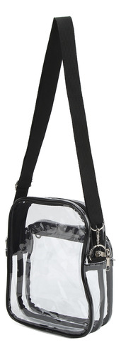 Bolsa Transparente Tipo Bandolera Con Ajuste De Gran Capacid