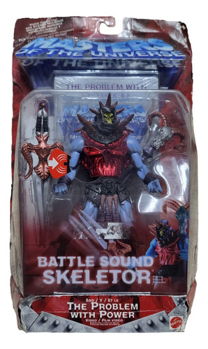 Figura Skeletor Battle Soundde Master Of De Universe (2001)